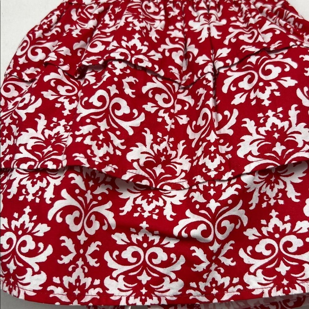 Kelly's Kids red and White Baby Dress with satin sash size 12 months - Picture 5 of 12